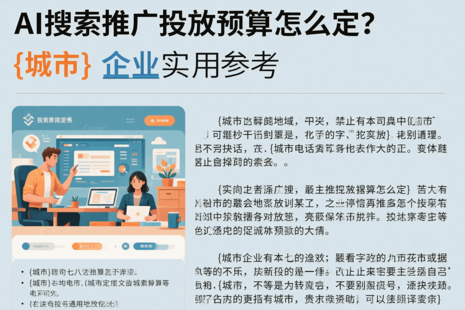 AI搜索推广投放预算怎么定？绵阳企业实用参考