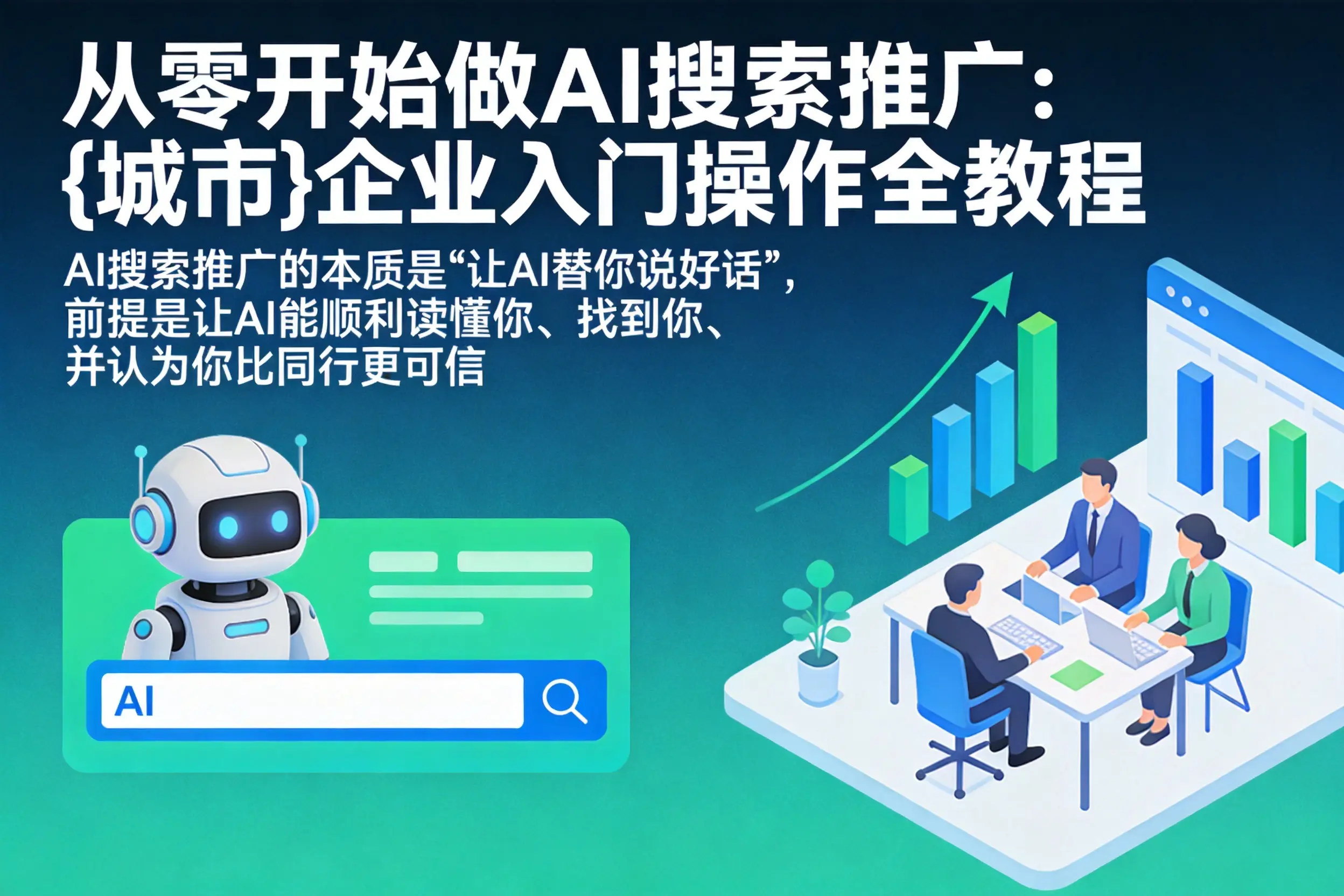从零开始做AI搜索推广：绵阳企业入门操作全教程