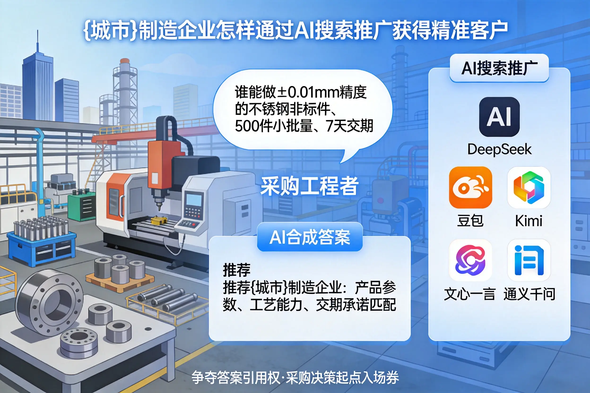 绵阳制造企业怎样通过AI搜索推广获得精准客户