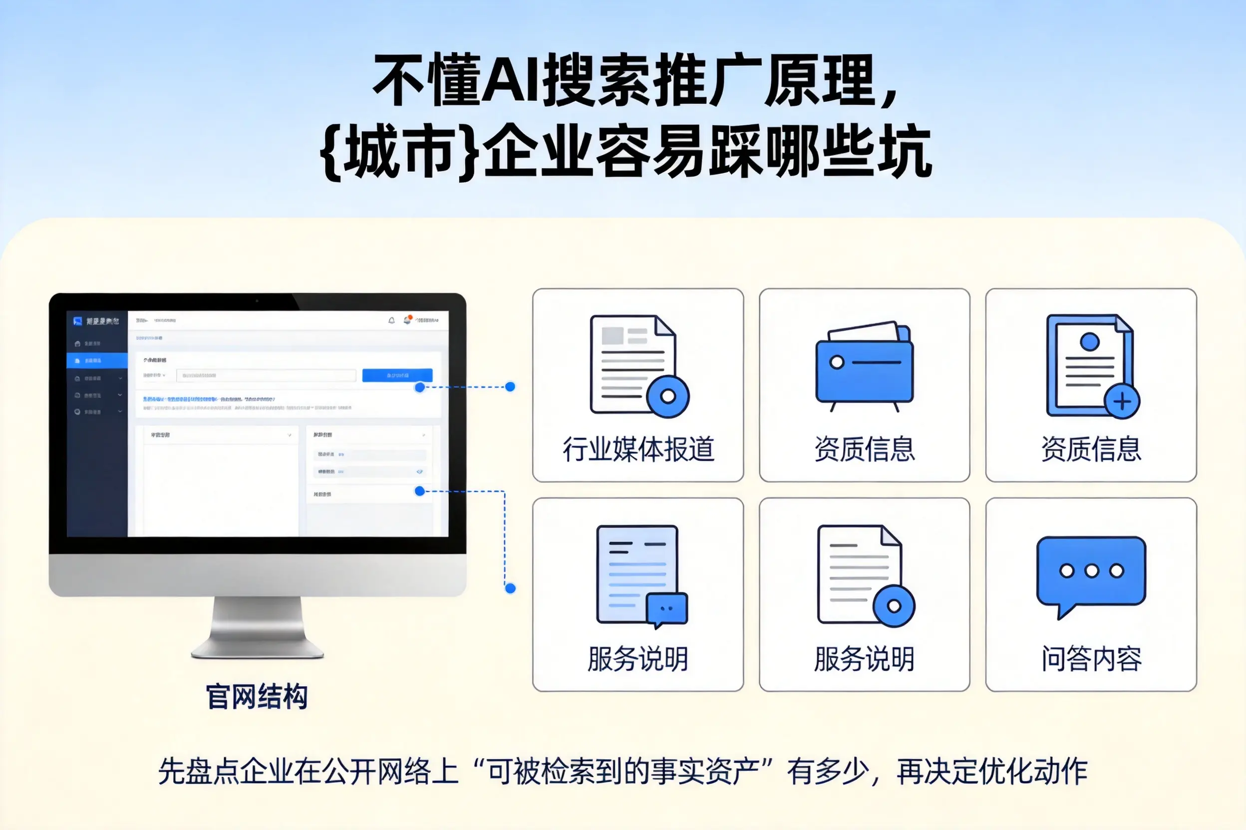 不懂AI搜索推广原理，绵阳企业容易踩哪些坑