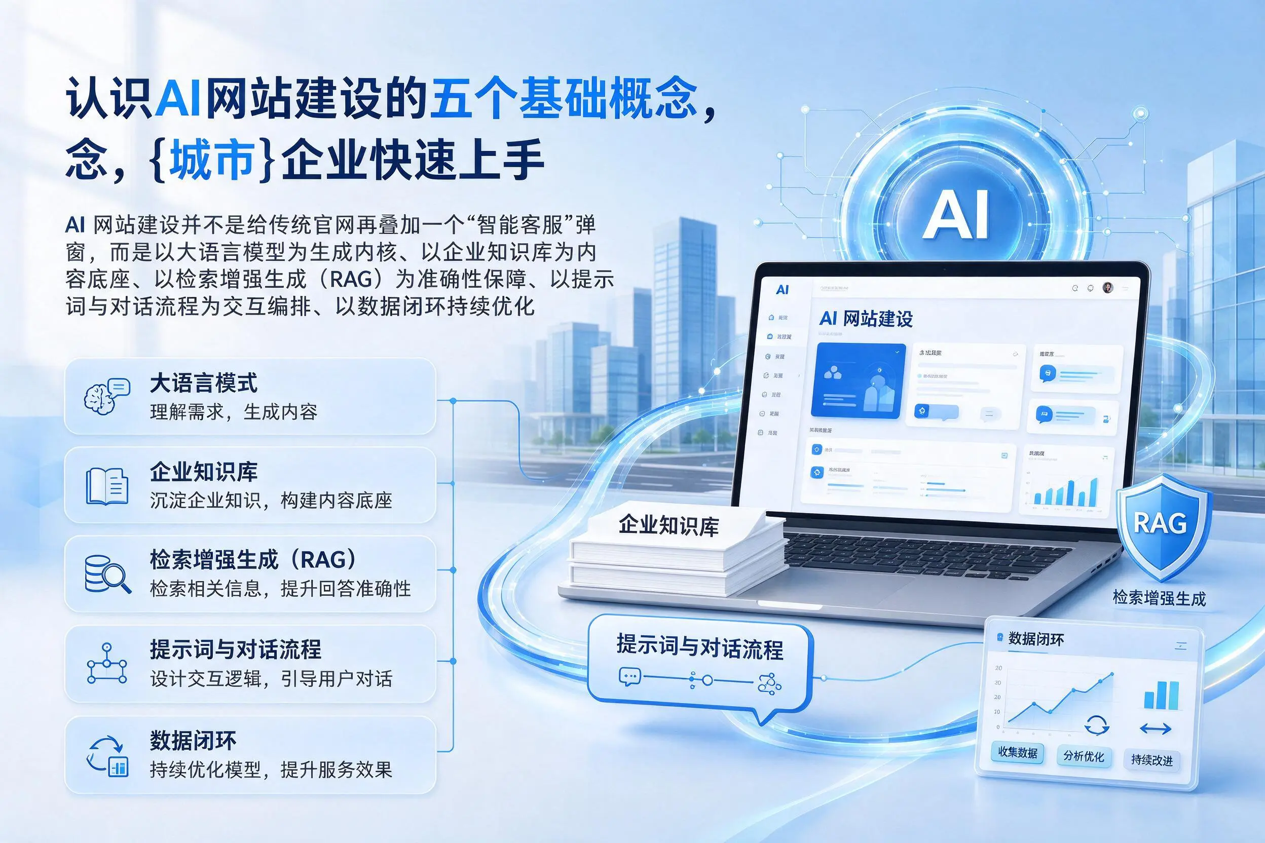认识AI网站建设的五个基础概念，绵阳企业快速上手