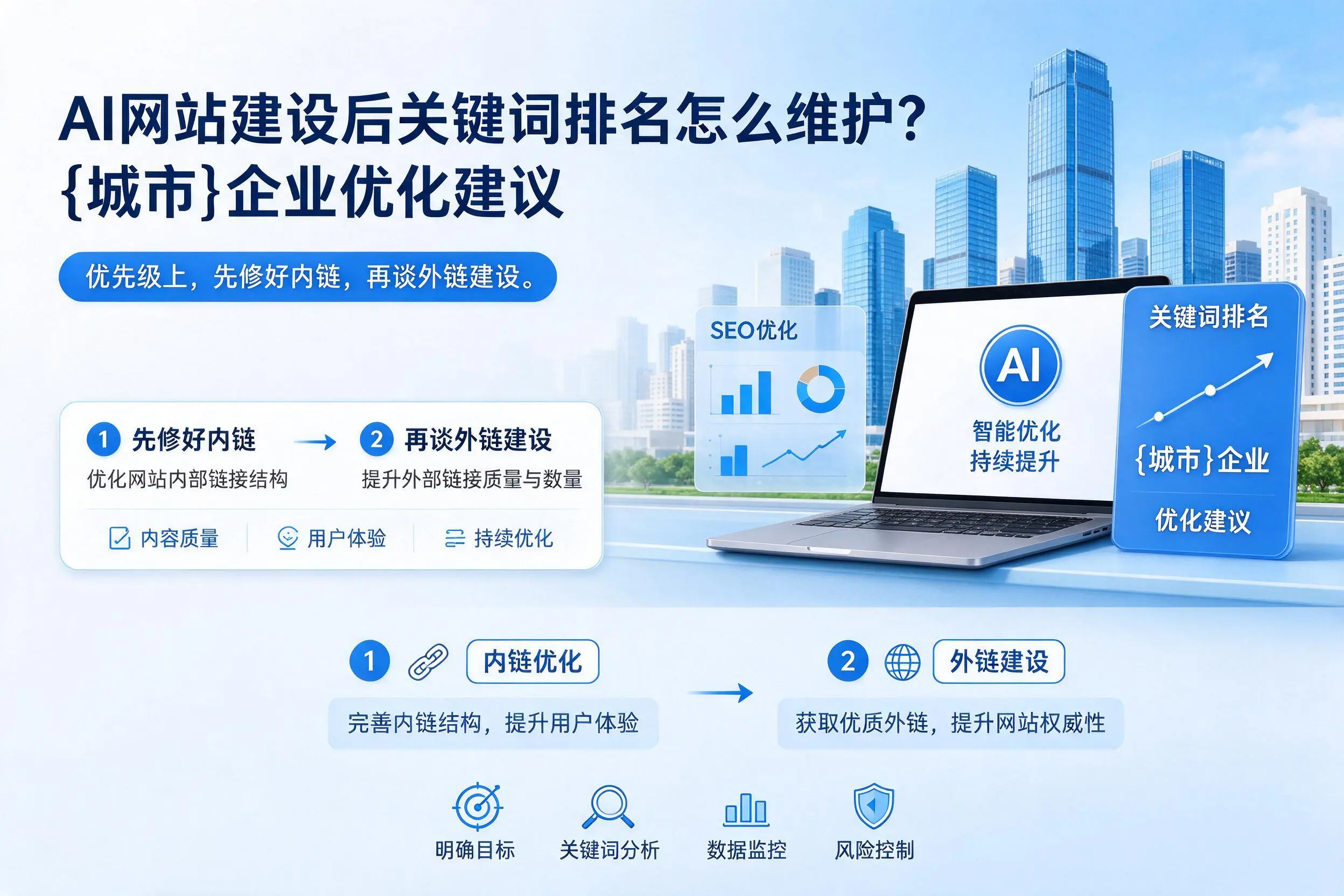 AI网站建设后关键词排名怎么维护？绵阳企业优化建议