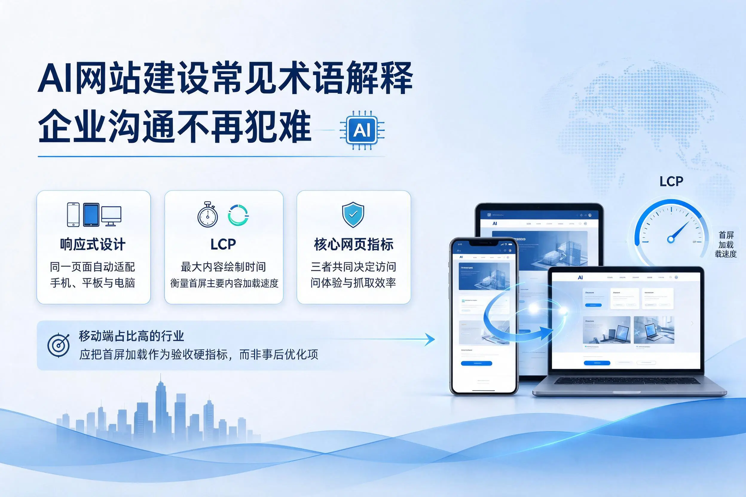 AI网站建设常见术语解释，绵阳企业沟通不再犯难