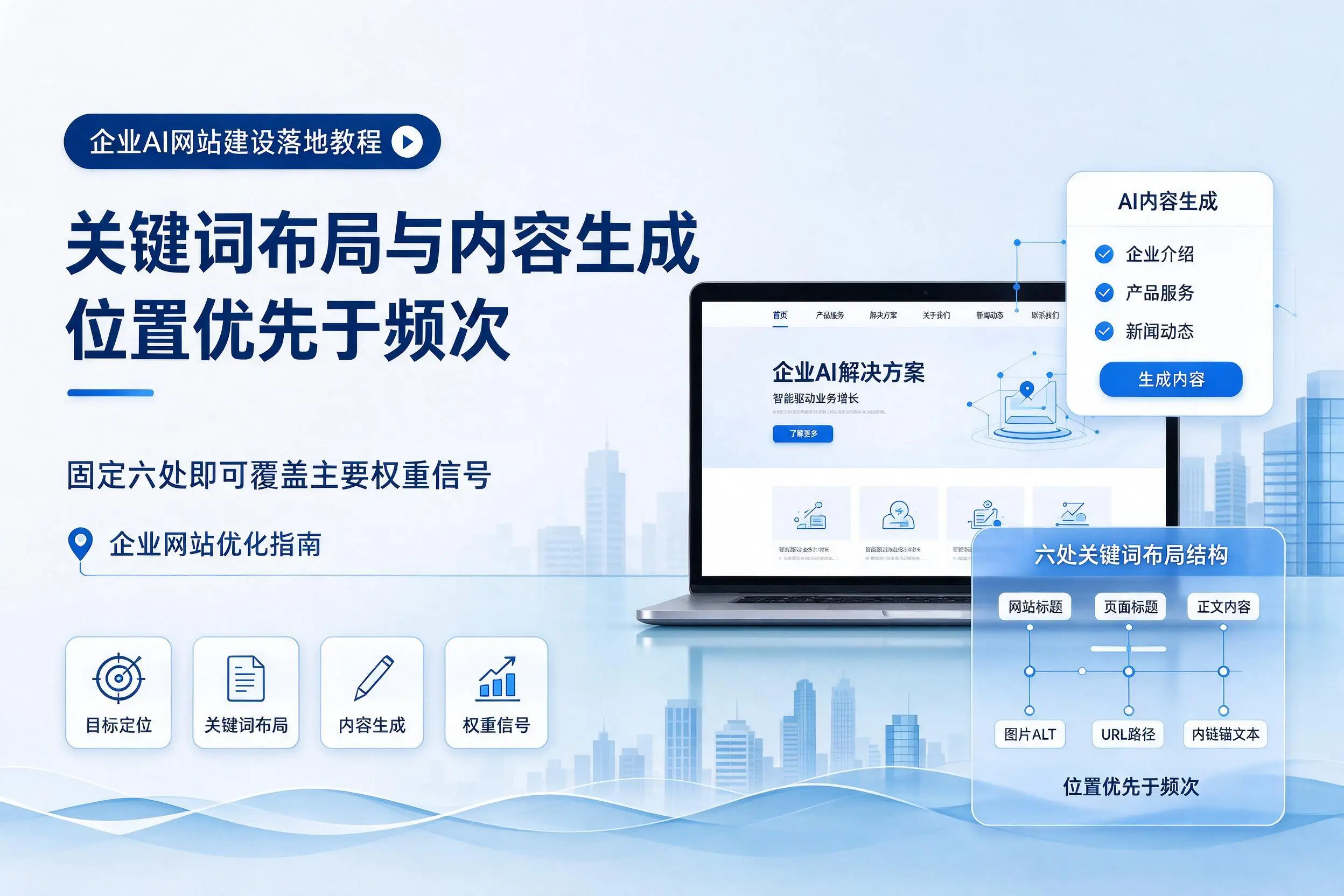 绵阳企业AI网站建设落地教程：关键词布局与内容生成